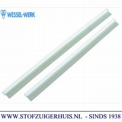 Dweilrubberset Industrie Zuigmond Aluminium, 370mm
