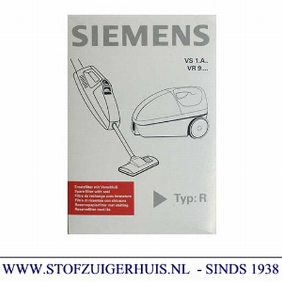 Siemens stofzak VS1A.. VR9, type R