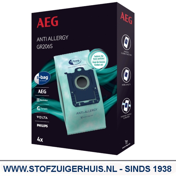 AEG stofzak Anti-Allergy S-Bag GR206S - 9001684761