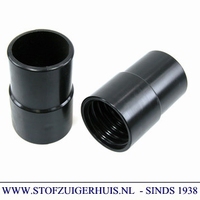 Schroefmof 51mm zwart pvc Spiraalslang Superflextract 